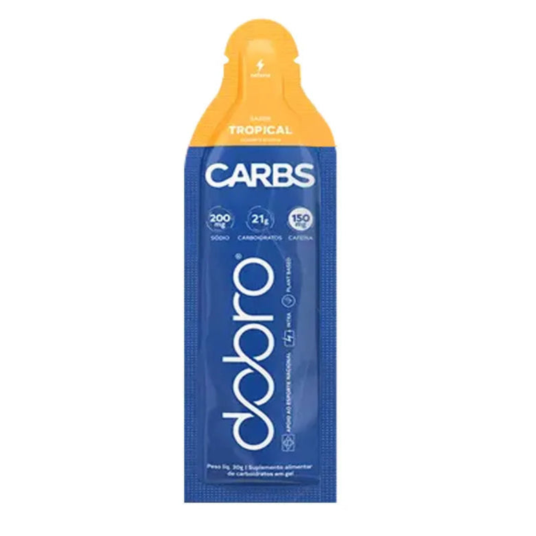 Carbs Gel Dobro Tropical com Cafeina 30g