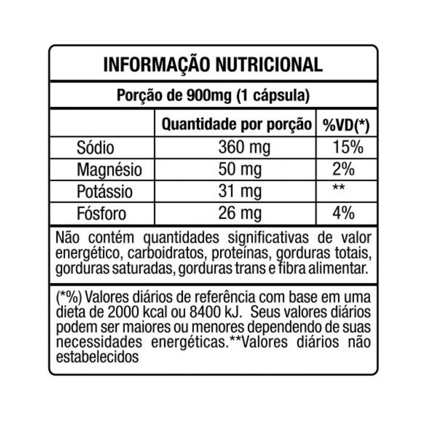 Capsulas Sais Minerais FourLab - 60 capsulas