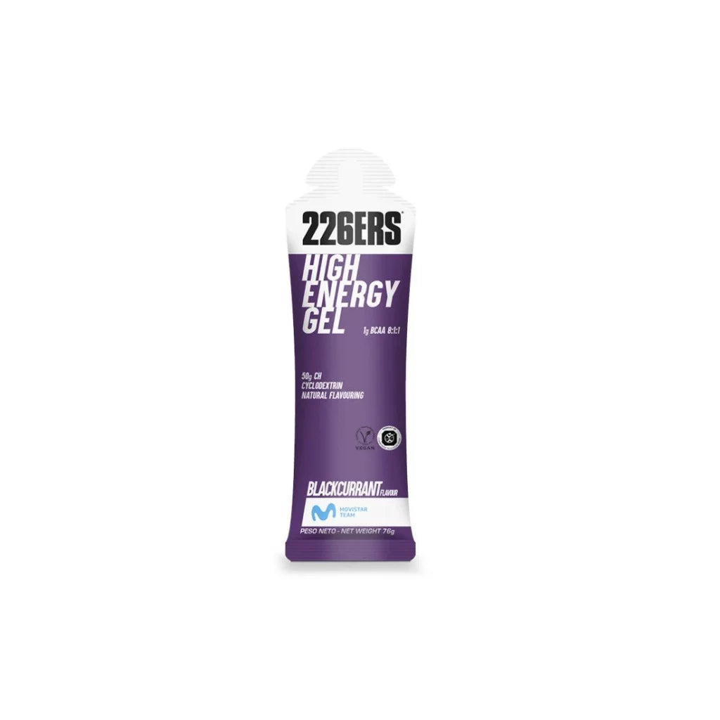 226ERS GEL HIGH ENERGY 76g - Groselha Negra BCAA