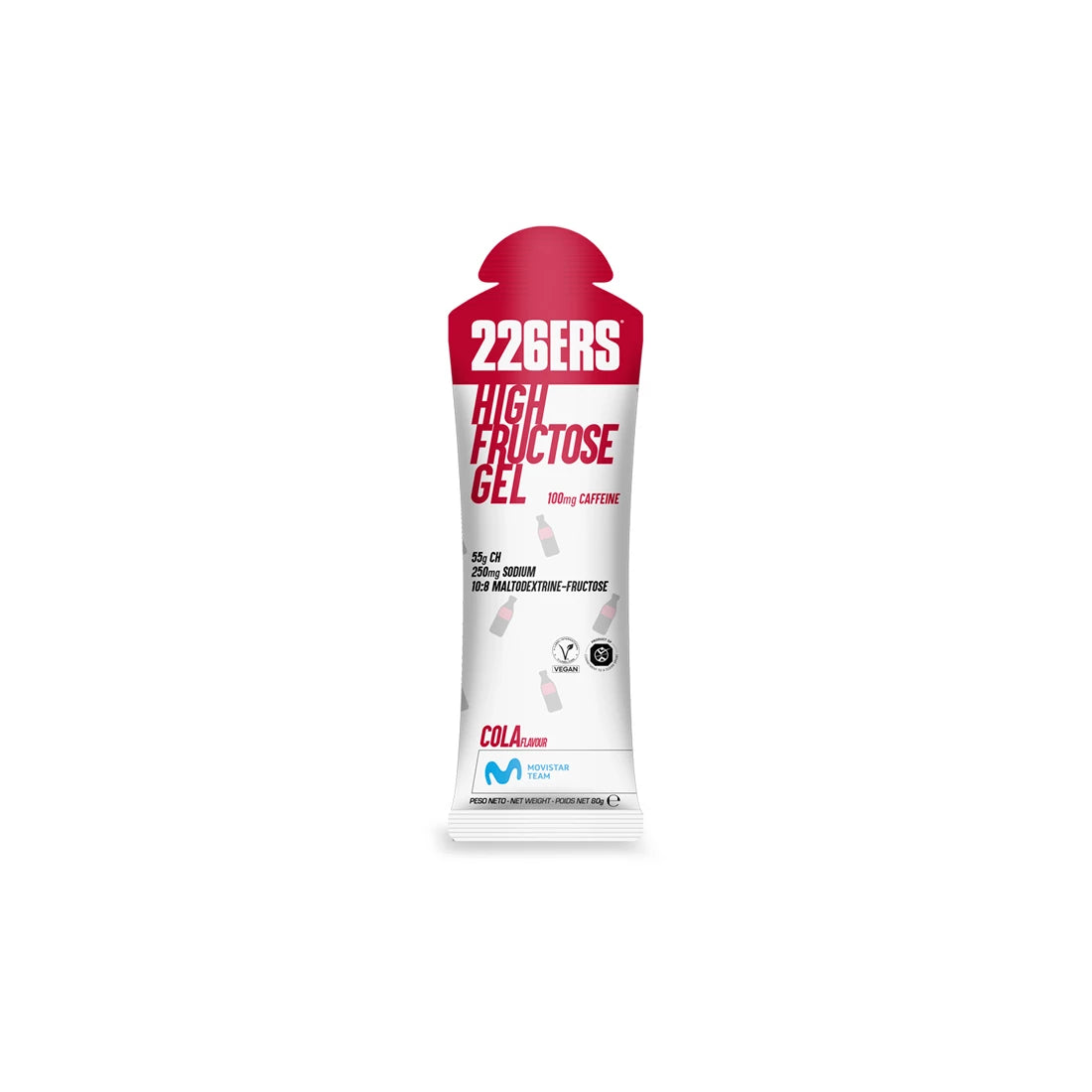 226ERS GEL HIGH FRUTOSE 80g - Cola Cafeína