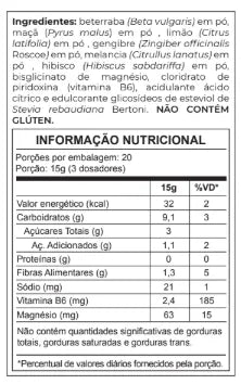 Super Beet Pre-Treino com Nitrato e Citrulina (300g)