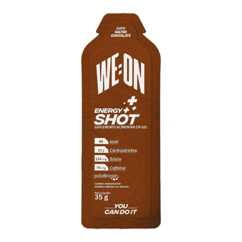 Gel WE:ON Energy Shot - Salted Chocolate + Cafeína - 35g