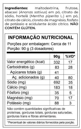 Intratreino Xtratus em Pó Abacaxi e Hortelã - 1 Kg